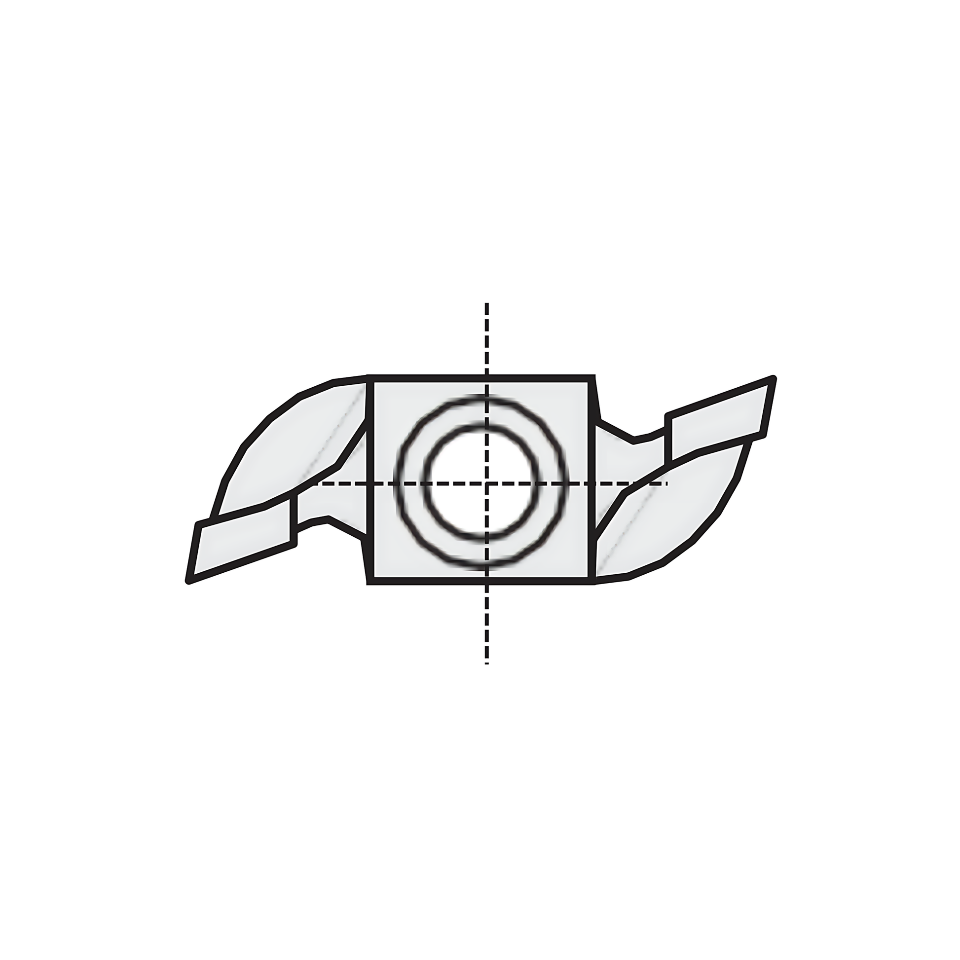 HM Nut Wendemesser 34 x 16 mm Breite, Qualität MG18 - 10 Stück