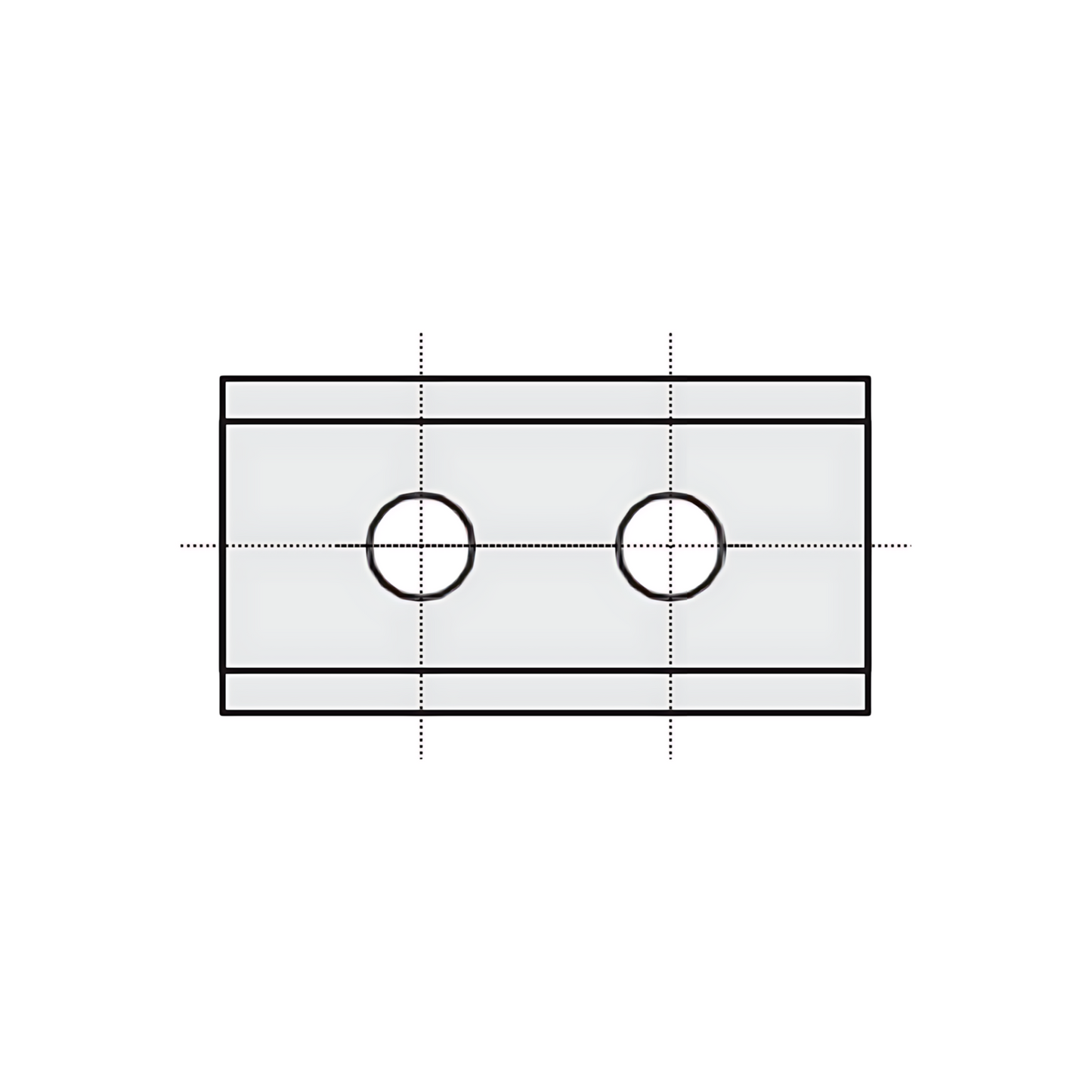 HM Wendeplatten Z2 (2-Loch) 12 mm Breite, 45° Qualität MG18 - 10 Stück