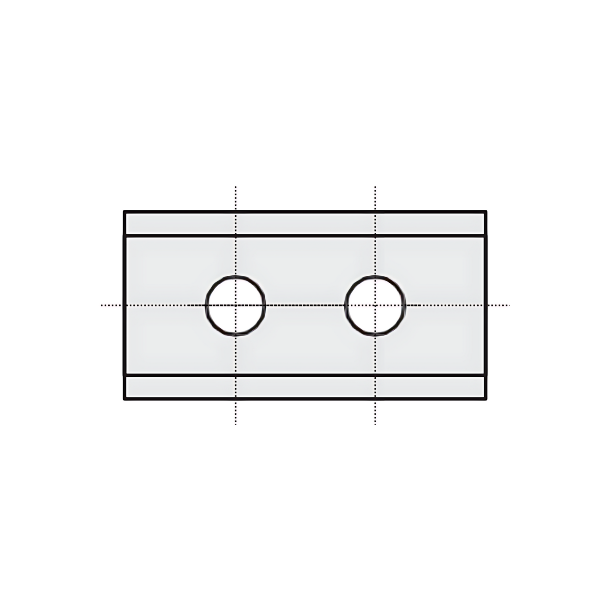 HM Wendeplatten Z2 (2-Loch) 12 mm Breite, 45° Qualität MG18 - 10 Stück