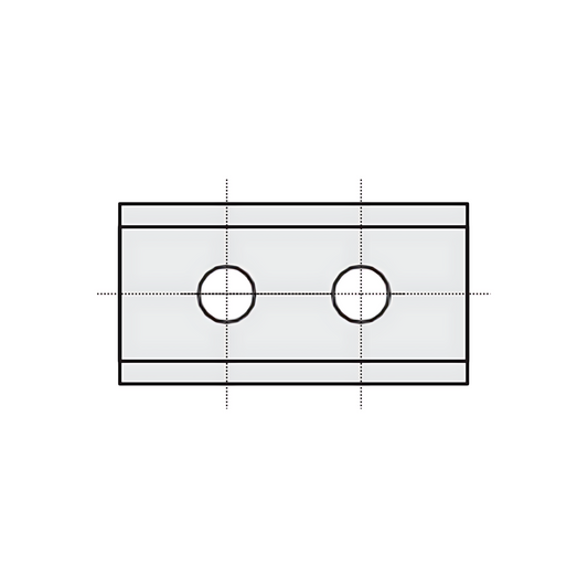 HM Wendeplatten Z2 (2-Loch) 12 mm Breite, 45° Qualität MG18 - 10 Stück