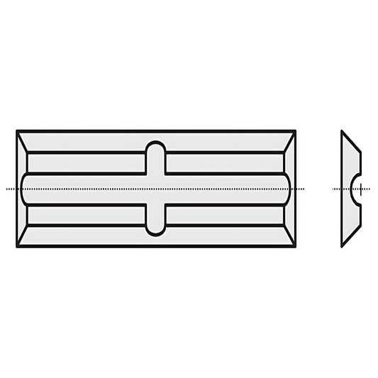 HM Mini - Wendeplatten Rückennut und Quernut Qualität KCR08 - 10 Stück