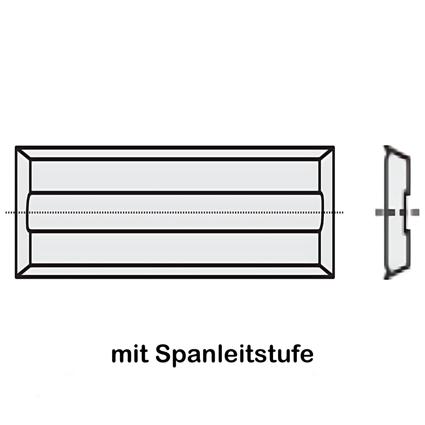 HM Mini-Wendeplatten Z4 VersoFix mit Spanleitstufe, 35° Qualität KCR08 - 10 Stück