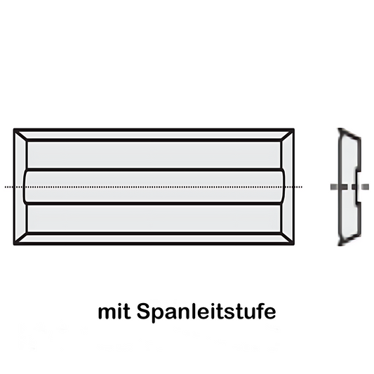 HM Mini-Wendeplatten Z4 VersoFix mit Spanleitstufe, 35° Qualität KCR08 - 10 Stück