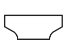 HM Kantenrunder R 1 - 6 mm, 16 x 22 x 5 mm, Qualität MG18 - 10 Stück