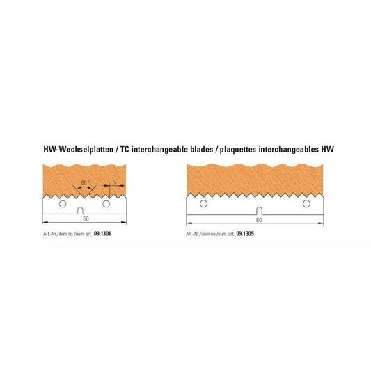 1 Paar HM Profilmesser für Spitzverleimfräser - effektiv-werkzeuge