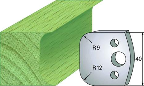 F 50 SP / HSS Standard - Profilmesser und Abweiser 40 mm - effektiv-werkzeuge