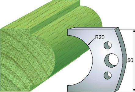 F 561 SP / HSS Standard - Profilmesser und Abweiser 50 mm - effektiv-werkzeuge