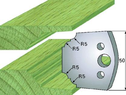 F 580 SP / HSS Standard - Profilmesser und Abweiser 50 mm - effektiv-werkzeuge