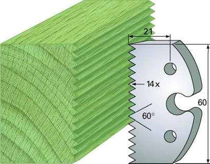 F 6003 SP Standard - Profilmesser und Abweiser 60 mm - effektiv-werkzeuge