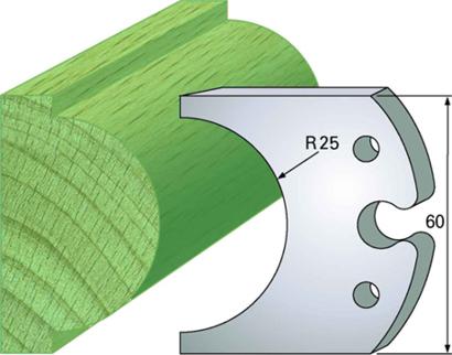 F 6008 SP Standard - Profilmesser und Abweiser 60 mm - effektiv-werkzeuge