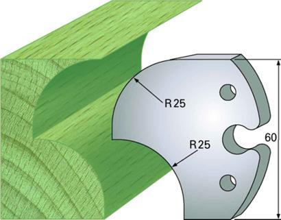 F 6011 SP Standard - Profilmesser und Abweiser 60 mm - effektiv-werkzeuge