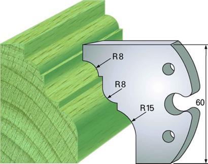 F 6012 SP Standard - Profilmesser und Abweiser 60 mm - effektiv-werkzeuge