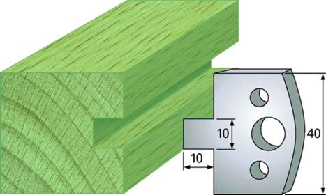 F 09 SP / HSS Standard-Profilmesser und Abweiser 40 mm - effektiv-werkzeuge