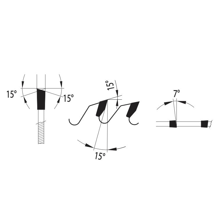 HM Kreissägeblatt für Kapp- und Gehrungssägen 260 x 2,6 x 30 mm, Z. 60 WZ - effektiv-werkzeuge