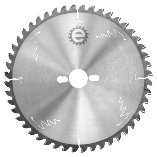 HM Kreissägeblatt für Kappsägen WZ Negativ Ø 210 - 250 mm