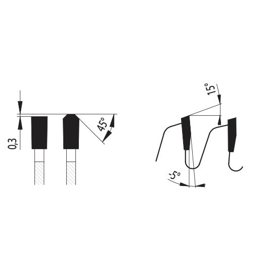 HM Kreissägeblatt TF-negativ feine Verzahnung für NE-Metalle und Kunststoffe Ø 250 - 500 mm - effektiv-werkzeuge