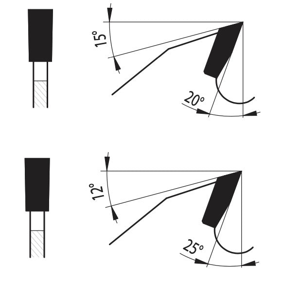 HM Trenn- und Besäumkreissägeblatt FZ +2+2(+2) MASSIV Ø 315 - 550 mm - effektiv-werkzeuge