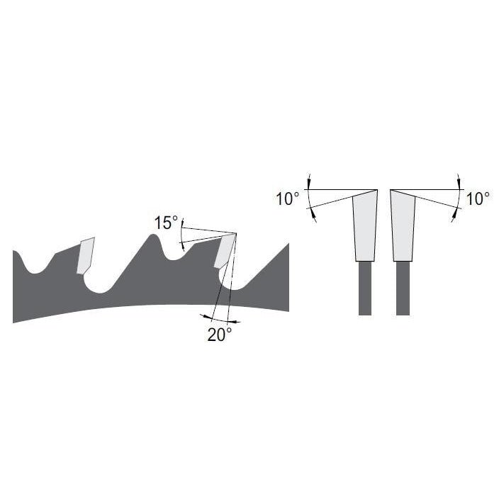 HM Universalkreissägeblatt spandickenbegrenzt Ø 250-500 mm, LWZ - effektiv-werkzeuge