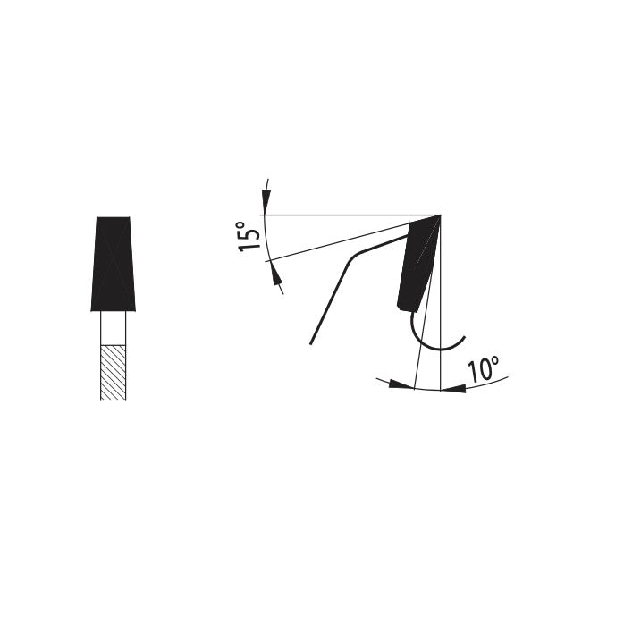HM Vorritzkreisägeblatt Konischer Zahn Ø 100 - 200 mm - effektiv-werkzeuge