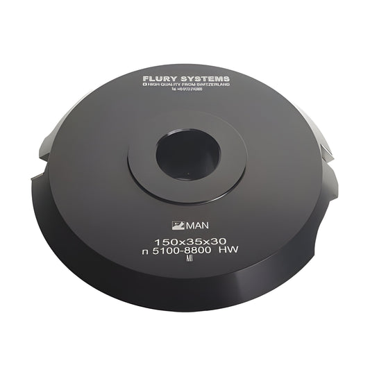 HW HM Wendeplatten 45° Fasefräser Gehrungsfräser 150 x 35 x 30 mm Z2