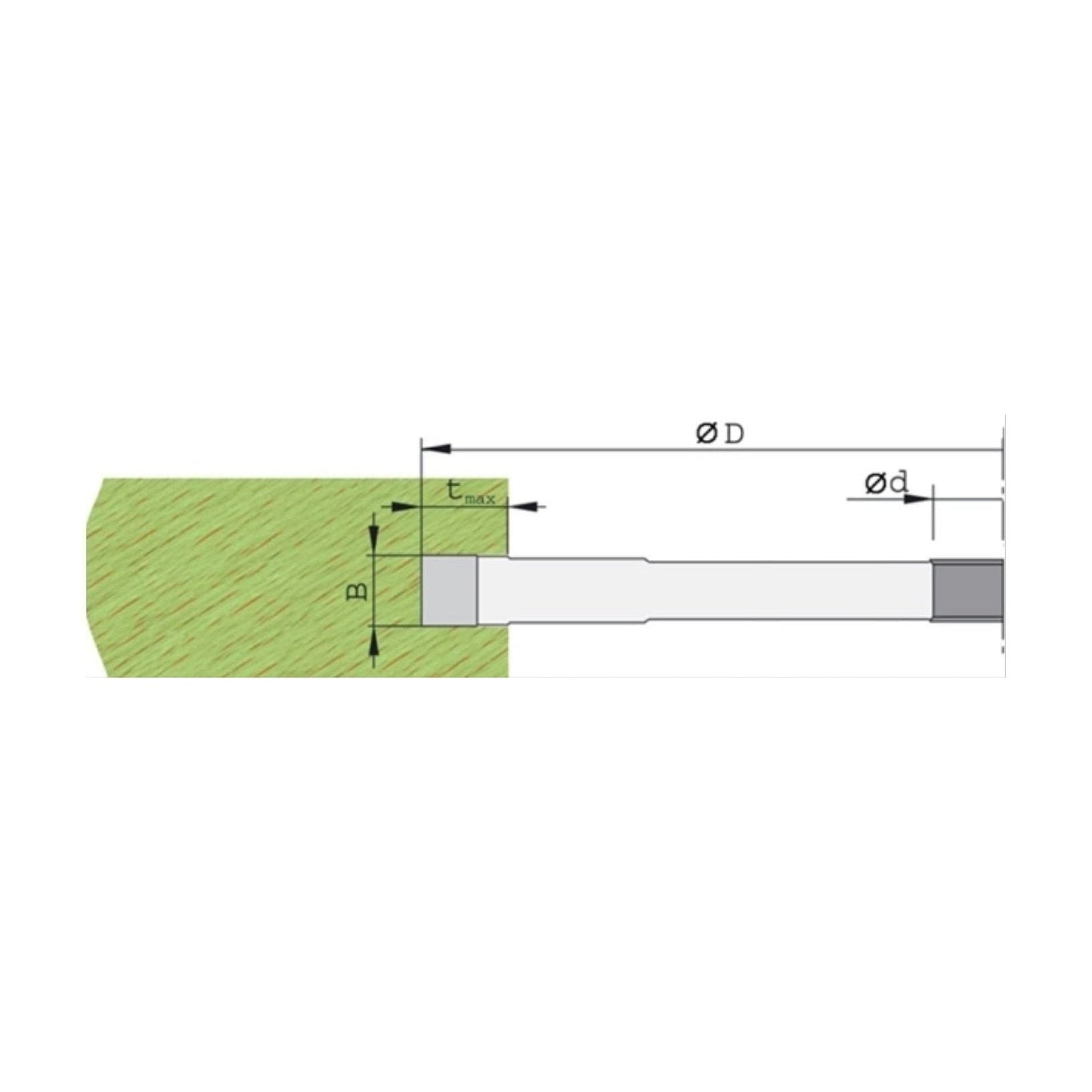 HW HM Wendeplatten Lamello Nutfräser 100x4x22mm Z4+V4 - effektiv-werkzeuge