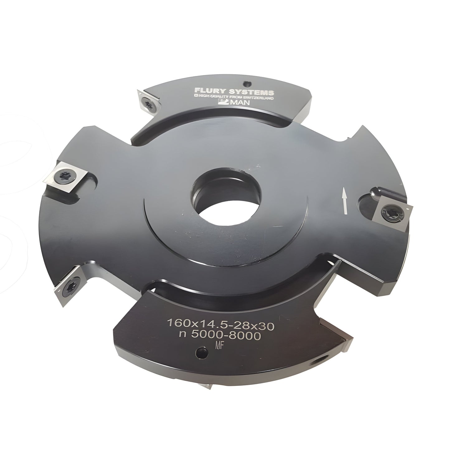 HW HM Wendeplatten Verstellnuter 14,4-27,5 mm, Z4+V4 Ø 160 mm