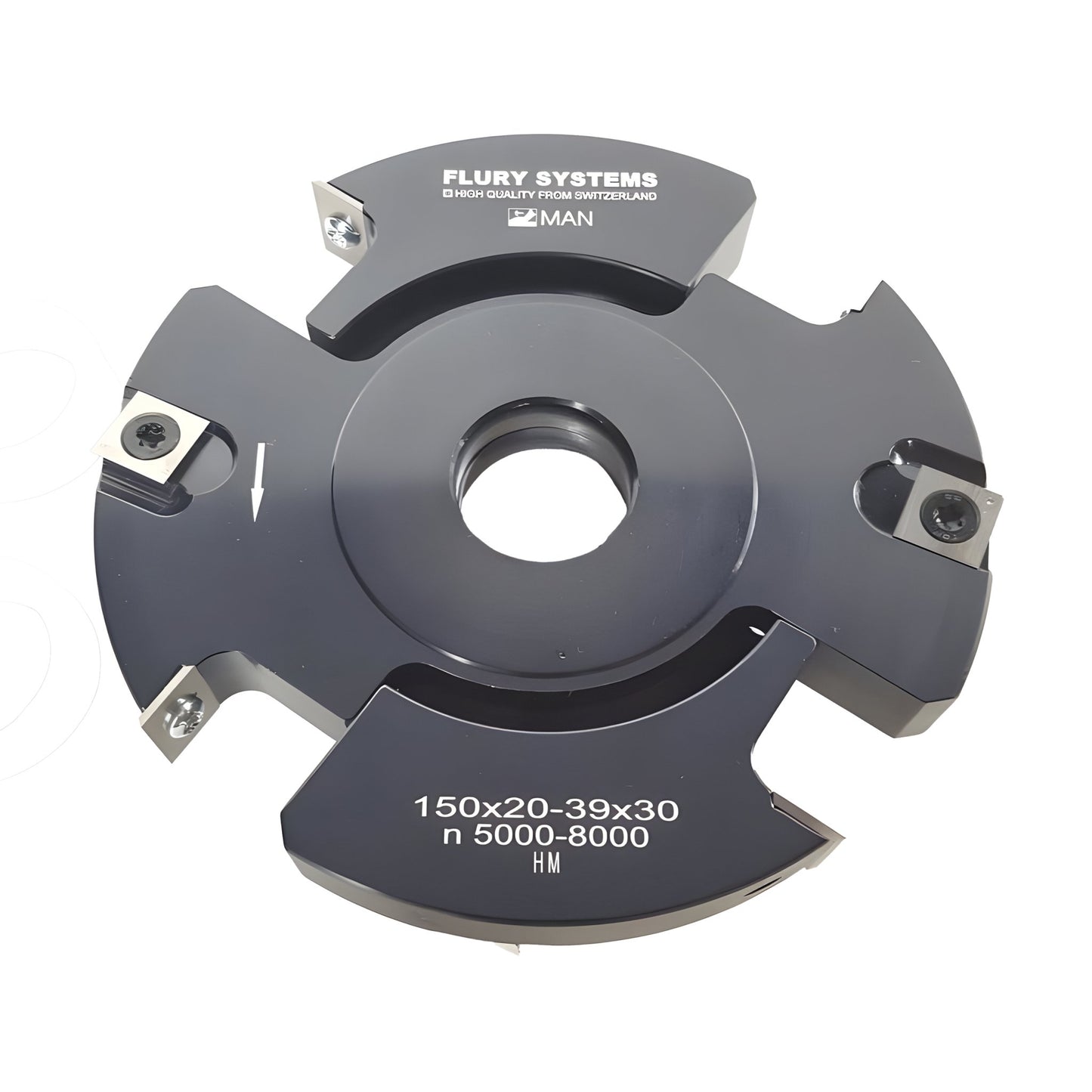 HW HM Wendeplatten Verstellnuter 20-39 mm, Z4+V4 Ø 150 mm