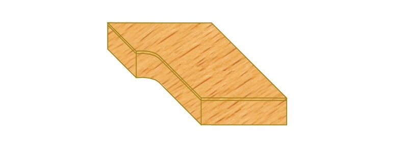 HW- (HM) WPL Bündigfräser Z2 mit Anlauflager - effektiv-werkzeuge