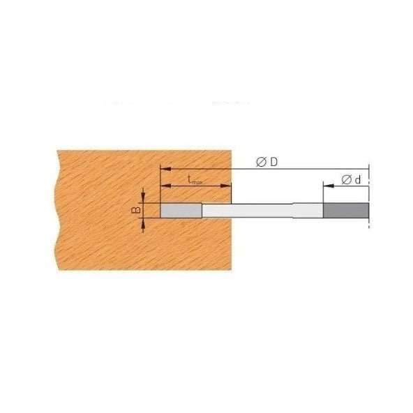 HW HM WPL Nutfräser Ø 180 mm, B 4-6 mm, Z8+V8 (Stahl) - effektiv-werkzeuge