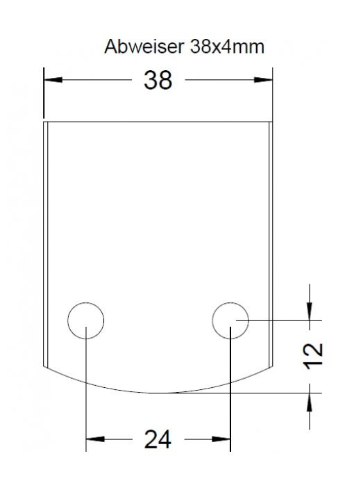 Sonderanfertigung HSS Profilmessersatz 40 x 4 mm - effektiv-werkzeuge