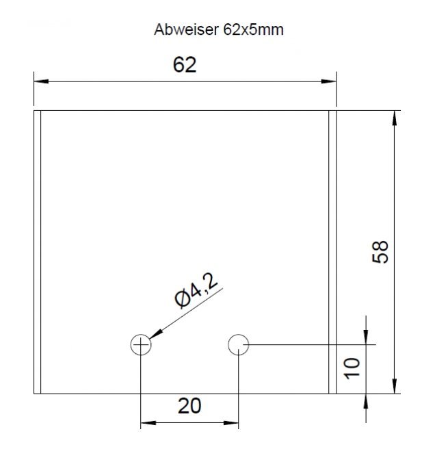 Sonderanfertigung HSS Profilmessersatz 64 x 7,5 mm - effektiv-werkzeuge