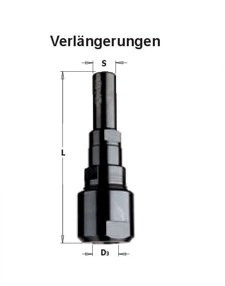 Verlängerungen für Oberfräser - effektiv-werkzeuge