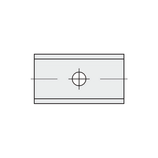 HM Wendeplatten Z2 (1-Loch) 12,0 mm Breite - 10 Stück