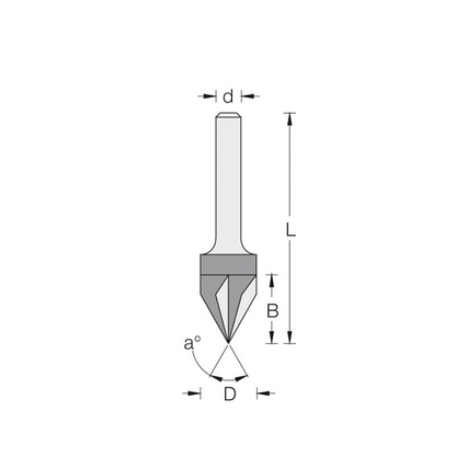 HM Gravierfräser Z3 - 60° - effektiv-werkzeuge