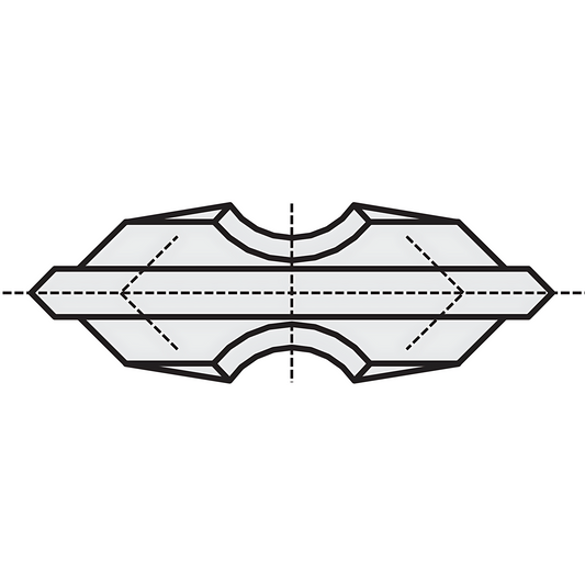 HM Wendeplatte 18 x 6 x 3,5 mm - 10 Stück