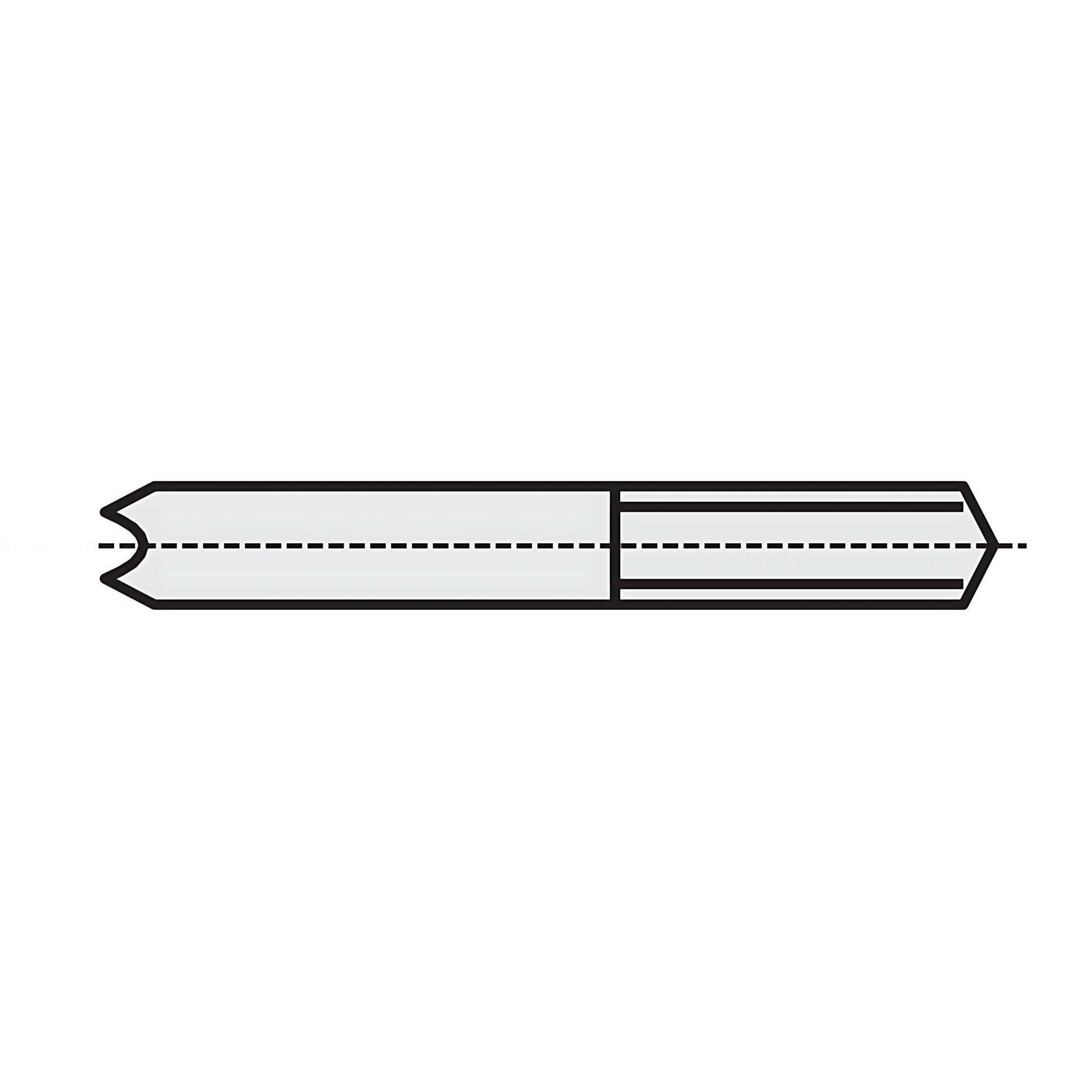 HM Zentrierspitze für Kunstbohrer 33,5 x 3 mm, Qualität MG18 - 10 Stück