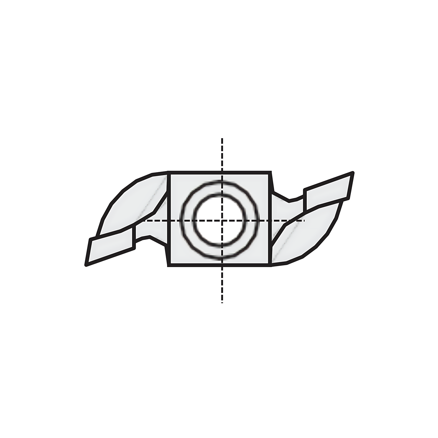 HM Nut Wendemesser 34 x 16 mm Breite, Qualität MG18 - 10 Stück