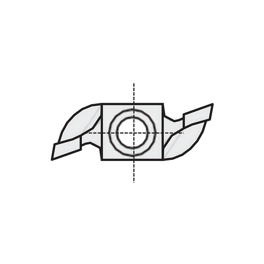 HM Nut Wendemesser 34 x 16 mm Breite, Qualität MG18 - 10 Stück
