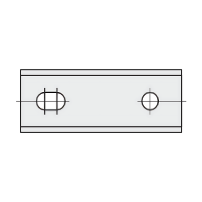 HM Wendeplatten Z2 (2-Loch) 44,5 x 15 x 1,5 mm, Qualität KCR08 - 10 Stück