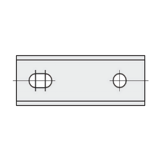 HM Wendeplatten Z2 (2-Loch) 44,5 x 15 x 1,5 mm, Qualität KCR08 - 10 Stück