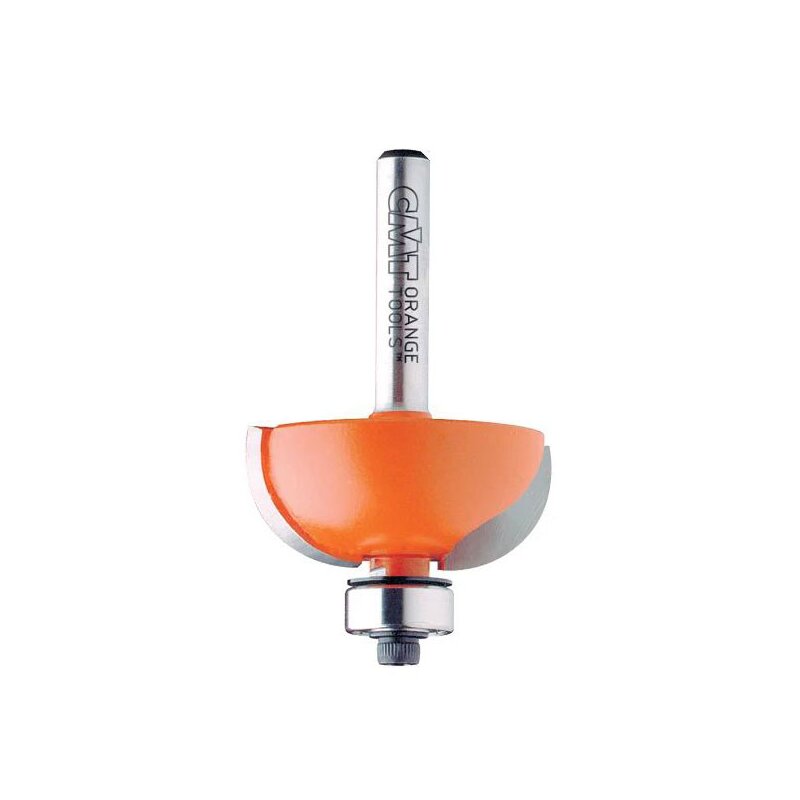 HW- (HM) Hohlkehlfräser mit Anlaufring Schaft 8 mm - effektiv-werkzeuge