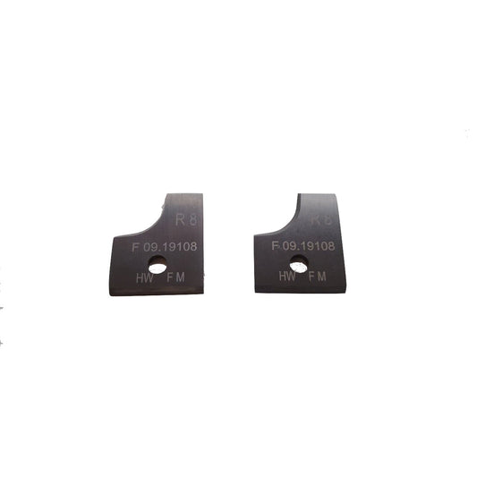 1 Paar HM Profilmesser für Multi-Viertelstabfräser R3-10 konkav - effektiv-werkzeuge