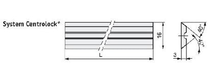 Centrolock HW (HM) Hobelmesser / Wendemesser - effektiv-werkzeuge