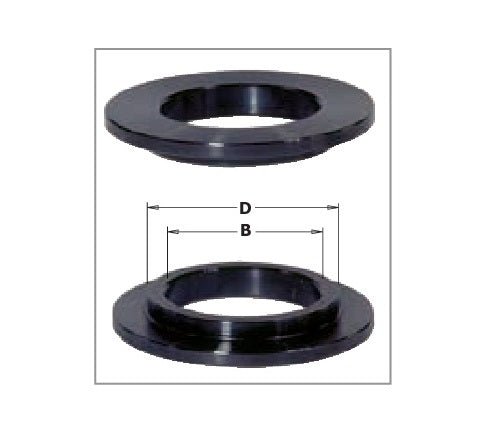 CMT Bohrungs-Reduzierung mit Bund für Fräswerkzeuge, Messerköpfe etc. (2 Stück)