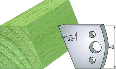 F 01 SP / HSS Standard - Profilmesser und Abweiser 40 mm - effektiv-werkzeuge