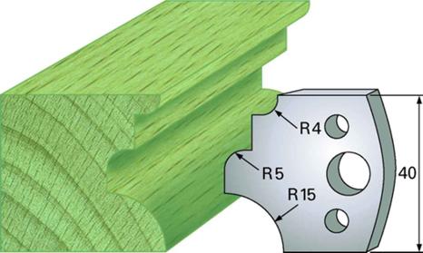 F 129 SP / HSS Standard - Profilmesser und Abweiser 40 mm - effektiv-werkzeuge