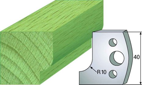 F 13 SP / HSS Standard - Profilmesser und Abweiser 40 mm - effektiv-werkzeuge