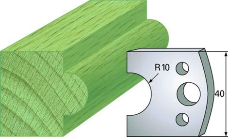 F 15 SP / HSS Standard - Profilmesser und Abweiser 40 mm - effektiv-werkzeuge