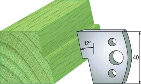 F 27 SP / HSS Standard - Profilmesser und Abweiser 40 mm - effektiv-werkzeuge