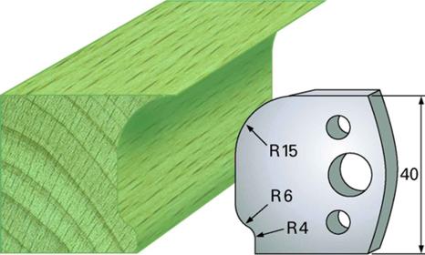 F 47 SP / HSS Standard - Profilmesser und Abweiser 40 mm - effektiv-werkzeuge